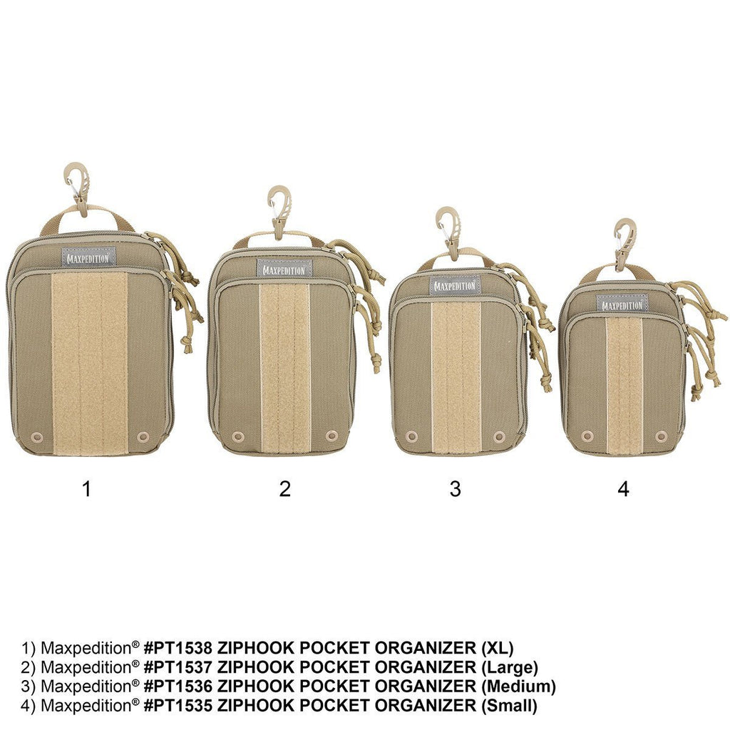 ZipHook Pocket Organizer Black