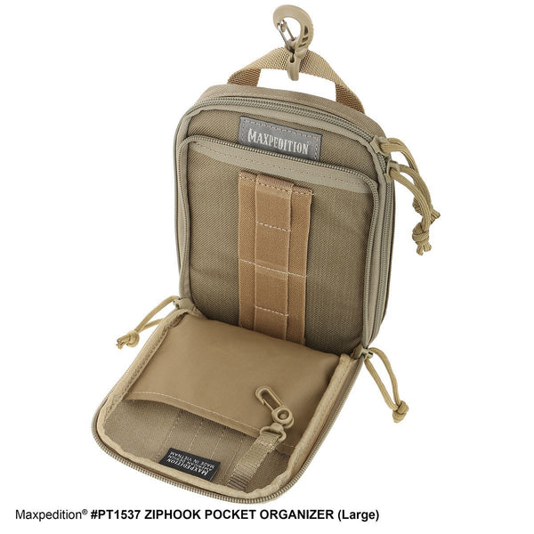 ZipHook Pocket Organizer Black