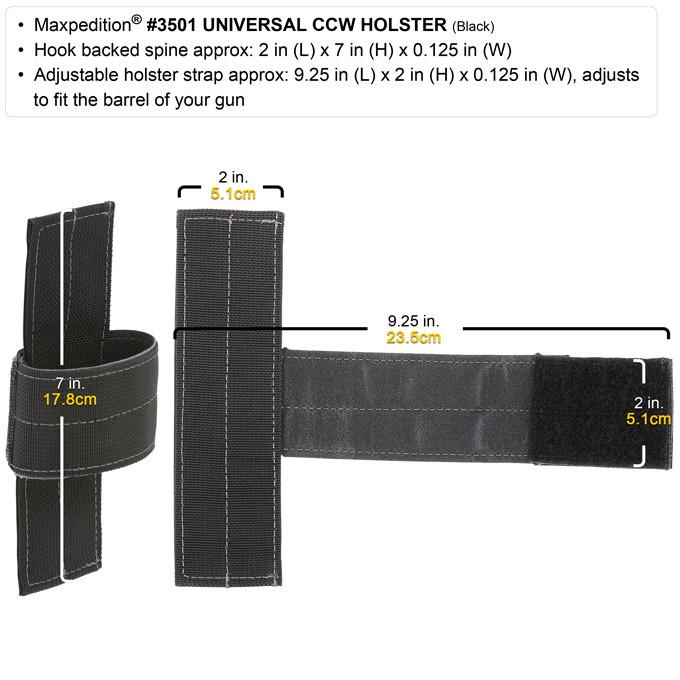 Holster Universal CCW velcro