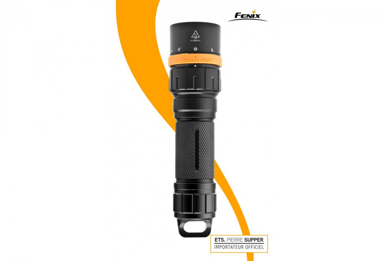 LAmpe Fenix SD11 - Lampe de plongée - 1000 Lu