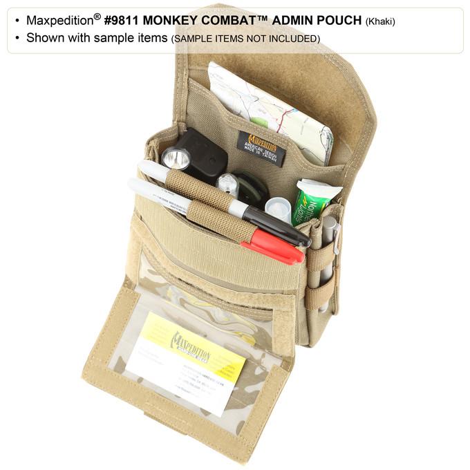 Monkey Combat Admin Pouch Black