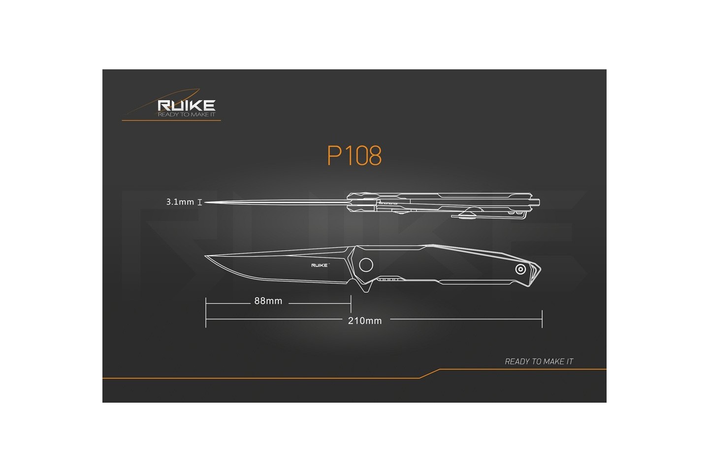 Couteau RUIKE P108-SF