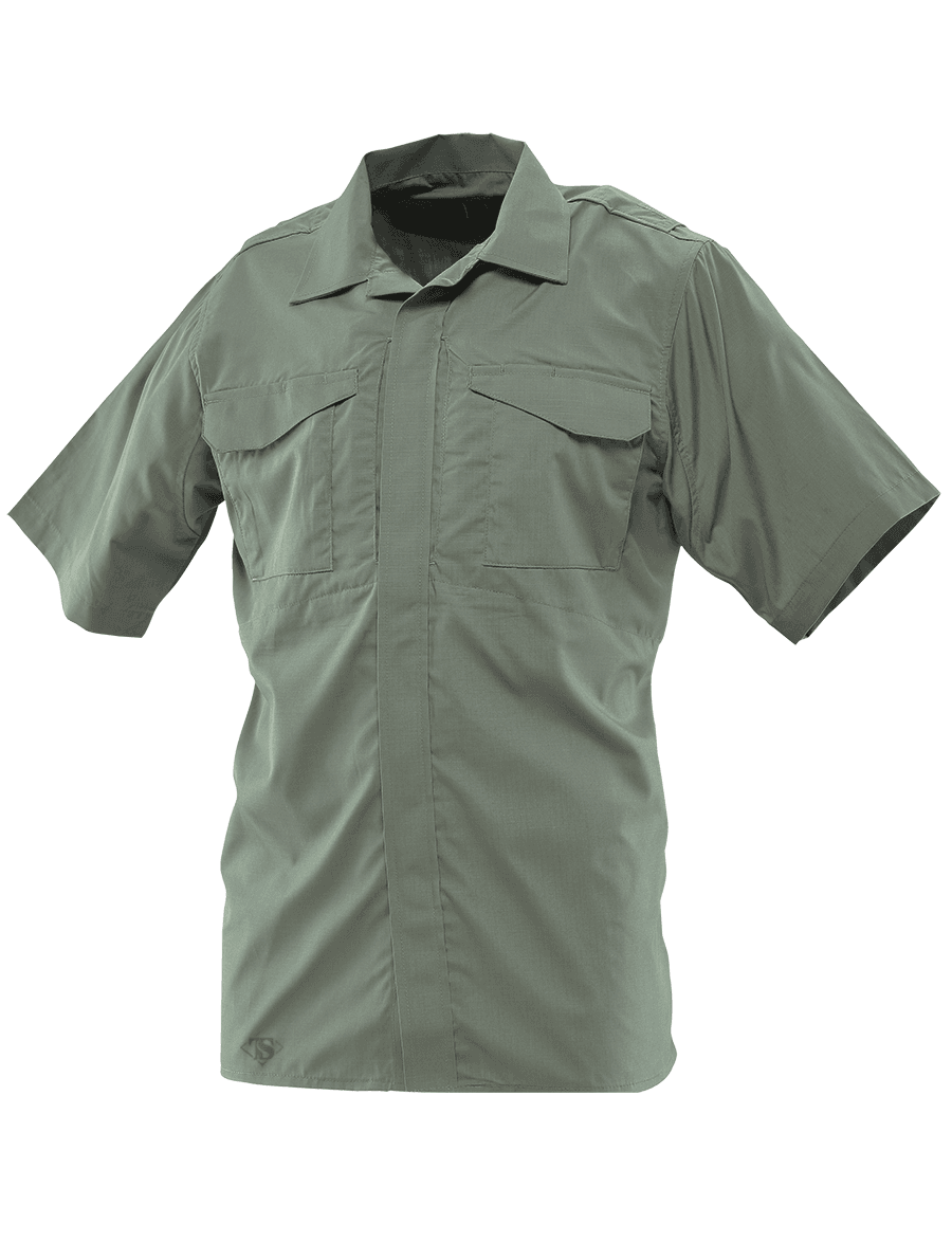 Chemise manches courtes, 24-7 Legere Olive Grab