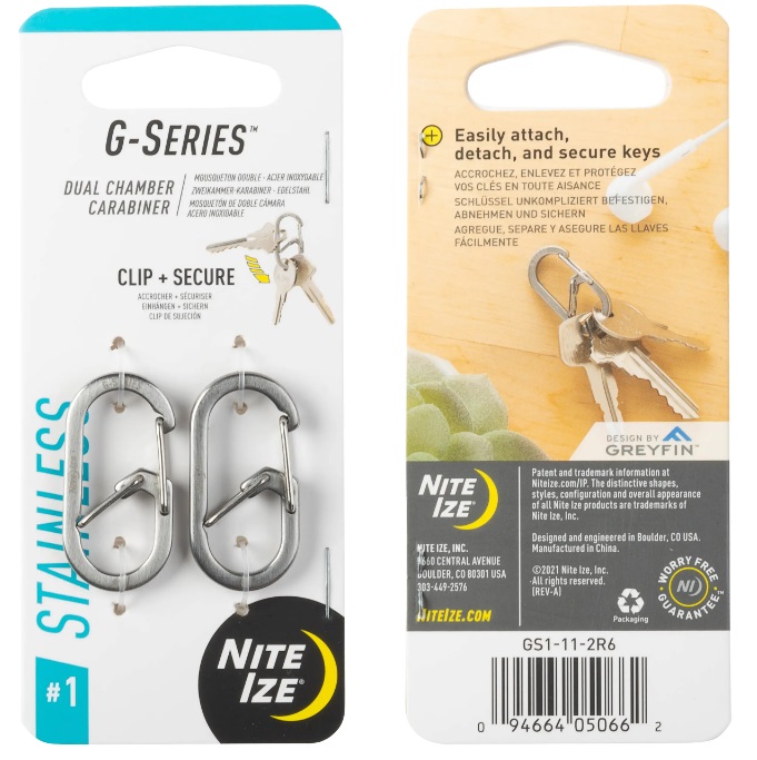 Mousqueton G-SERIES™ Dual Chamber Nite Ize