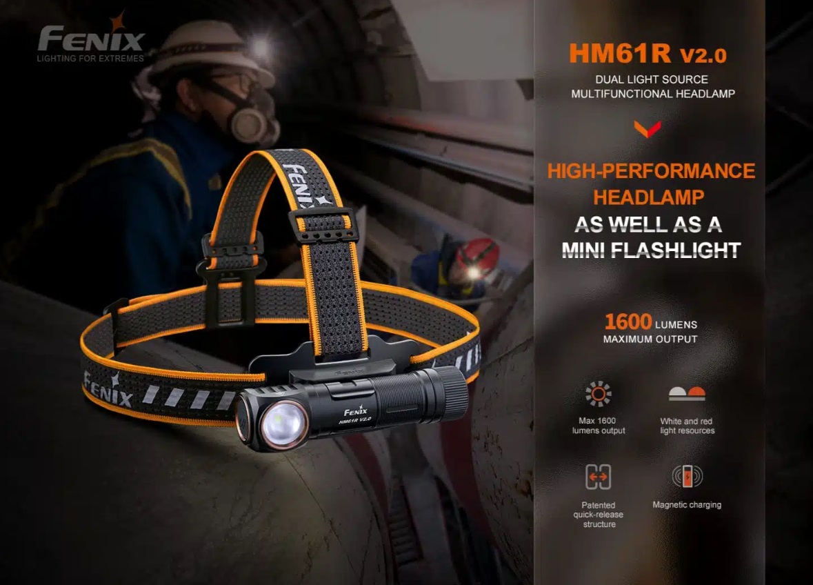 Lampe Frontale HM61R V2.0