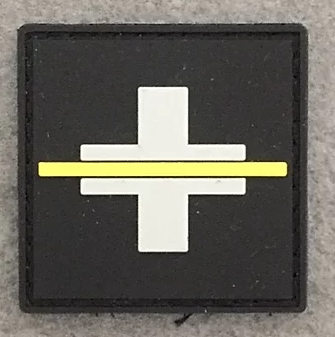 Badge original "Thin Blue Line Switzerland"