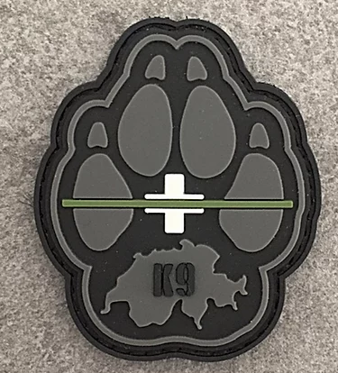 Badge K9 "Thin Green Line Switzerland"
