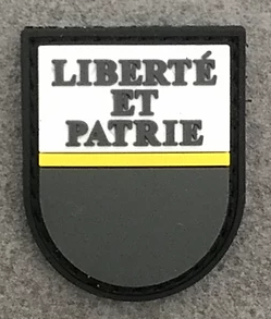 Badge VD "The Thin Yellow Line Switzerland"