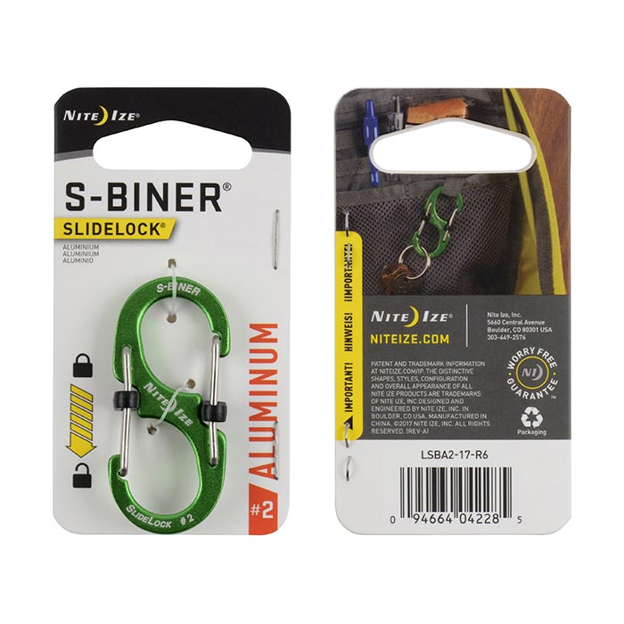 *Mousqueton S-Biner Aluminium Verrou Slidelock - Nite Ize
